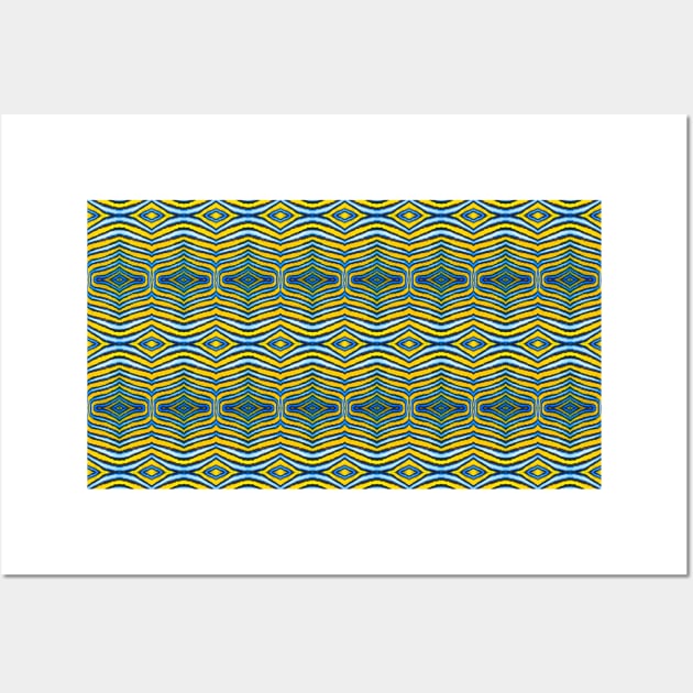 Abstract Fish Pattern Wall Art by Looly Elzayat